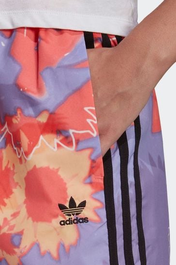 Adidas floral 2025 shorts tracksuit