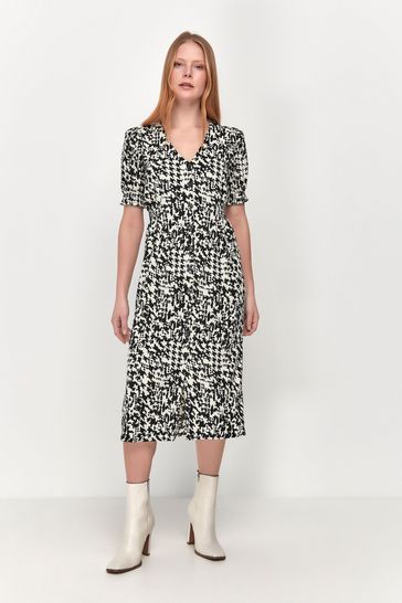 Buy M Co Blue Ditsy Floral Midi Dress from Next Luxembourg