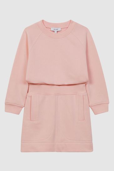 Buy Reiss Pink Jamie Senior Jersey Sweater Dress from Next Singapore