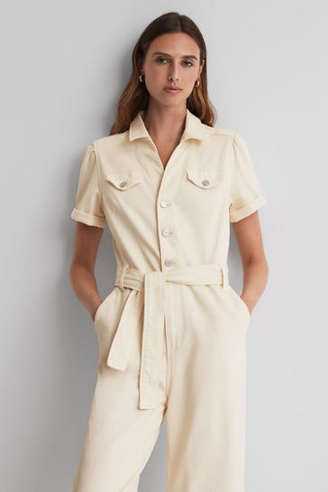 Buy Paige Anessa Denim Jumpsuit from Next Canada