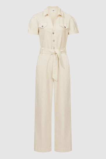 Paige Anessa Denim Jumpsuit