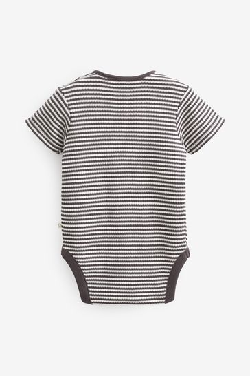 Black short hot sale sleeve onesie