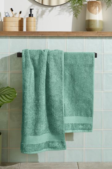 Green Soft Mineral Egyptian Cotton Towel