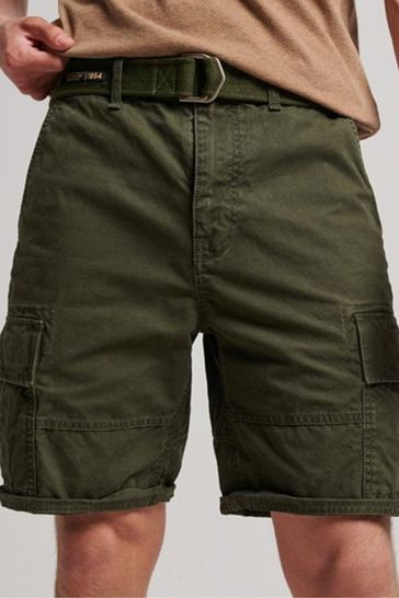 Superdry Green Heavy Cargo Shorts