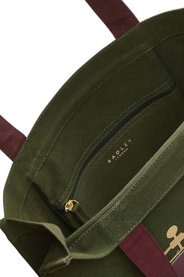 Radley London Green Luggage Trolley Medium Open Top Tote Bag