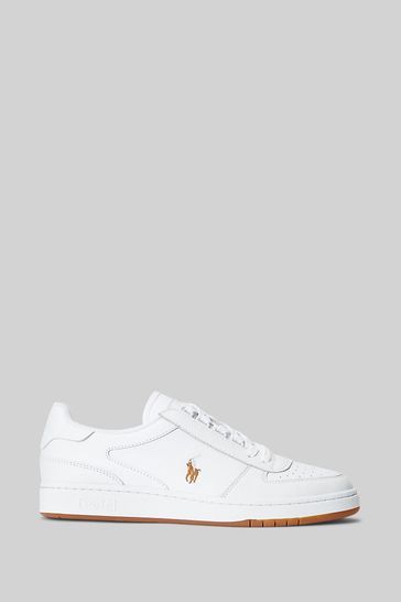 Polo Ralph Lauren Polo Court Leather Logo Trainers