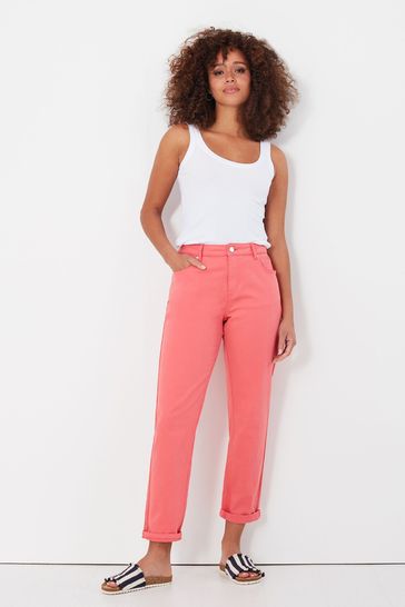 Joules pink jeans top