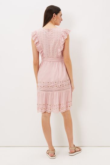 Buy Phase Eight Pink Illa Broderie Eyelet Dress from Next Ireland