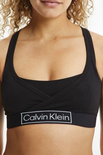 Buy Calvin Klein Black Reimagined Heritage Maternity Bralette from