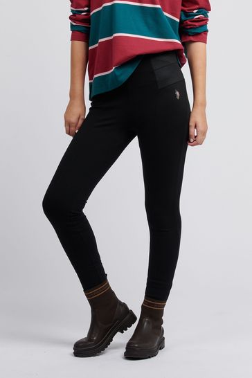 Buy U.S. Polo Assn. Womens Elastic Waistband Leggings from the Laura Ashley online shop