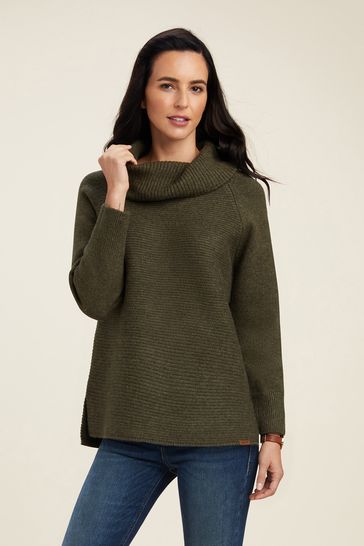 Ariat Green Three Chimney Sweater