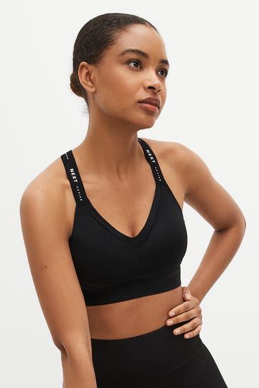Buy Black Active High Impact Sports Bra from the Next UK online shop