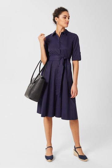 Buy Hobbs Womens Blue Tyra Dress from Next Ireland