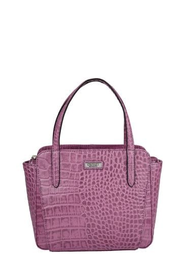 Buy OSPREY LONDON Minster Croc Leather Grab Bag from Next Luxembourg