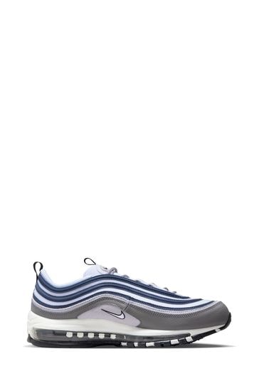 Nike Grey Blue Air Max 97 Trainers