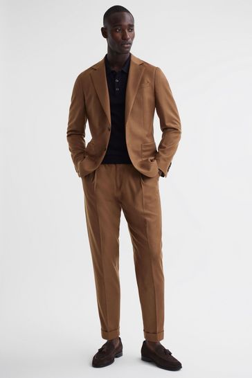 reiss brown blazer