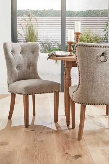 Dining room chairs oak best sale legs