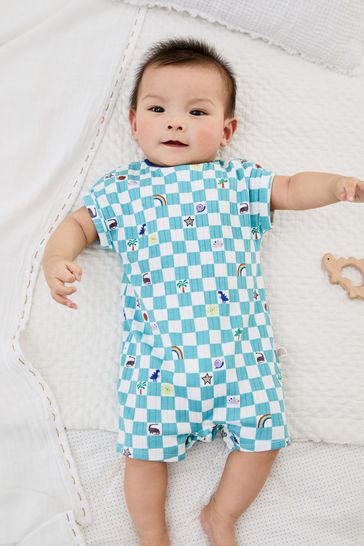 Buy Baby 3 Pack Rompers (0mths-3yrs) from Next Australia