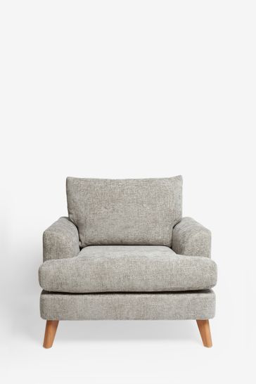Grey outlet armchair next