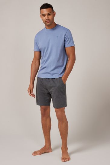 Buy Navy Grey Blue Pyjamas Set 3 Pack from the Next UK online shop