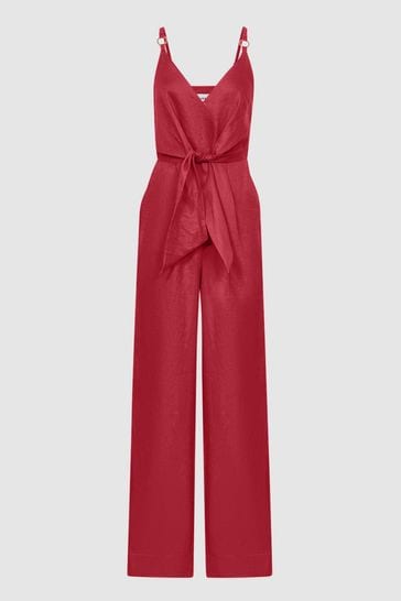 Reiss coral jumpsuit sale