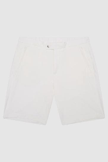 Mens white shorts with pockets online