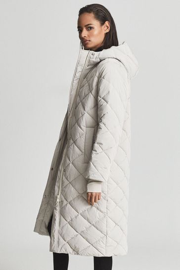 Buy Reiss Cami Quilted Puffer Coat from 