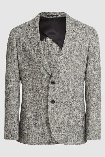 Textured grey shop blazer