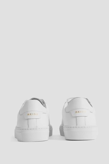 Reiss white trainers store