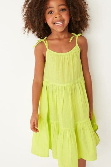 Lime green strappy dress cheap
