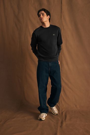 Black lacoste jumper sales