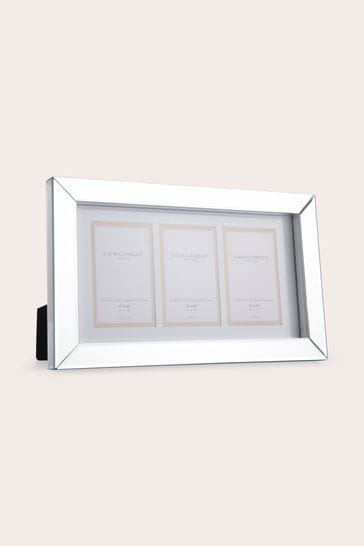 Laura Ashley Block Mirror Multi 3 Aperture Picture Frame