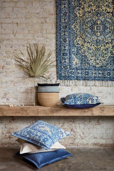 French Connection Blue Kasbah Throw