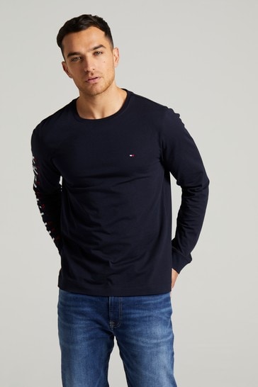 Tommy Hilfiger Blue Long Sleeve T-Shirt
