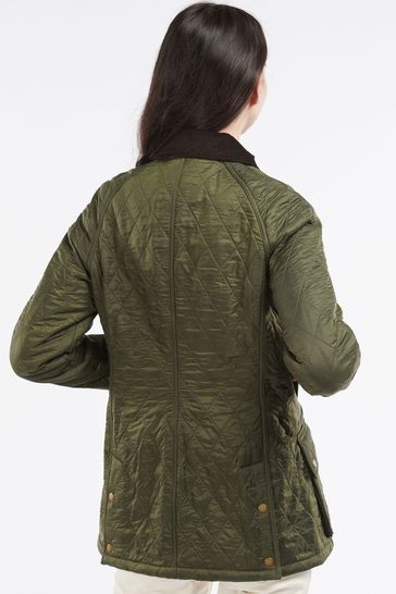 Barbour beadnell sales polarquilt jacket green