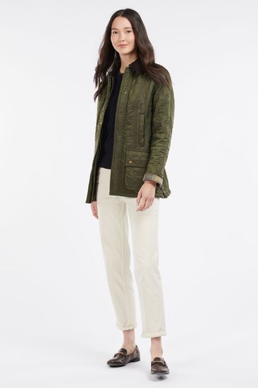 Barbour beadnell deals polarquilt jacket green