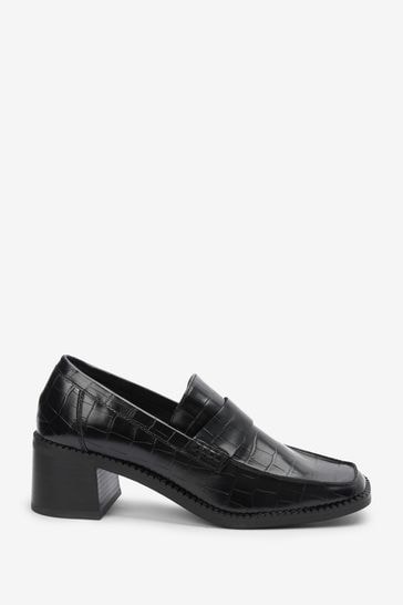 Block heel deals loafers womens