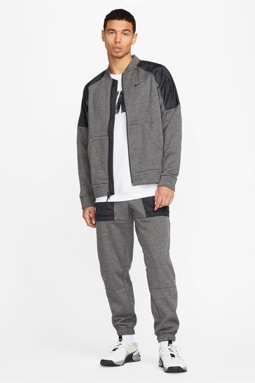 Buy Nike Grey ThermaFIT Full Zip Training Bomber Jacket from Next Denmark