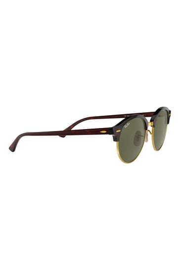 Ray ban clubround black store