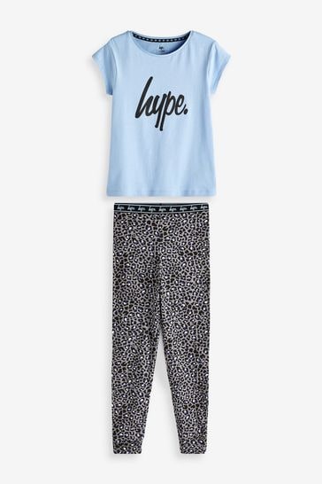 Buy Hype. Girls Blue 1 PK Lounge T Shirt Leggings Set from Next Ireland