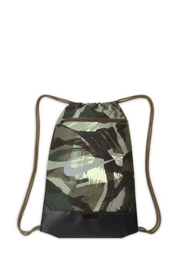 Buy Nike Green Brasilia Printed Training Gym Sack (18L) from Next Luxembourg
