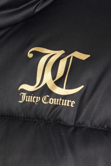 Buy Juicy Couture Funnel Neck Black Puffa Jacket from Next Ukraine