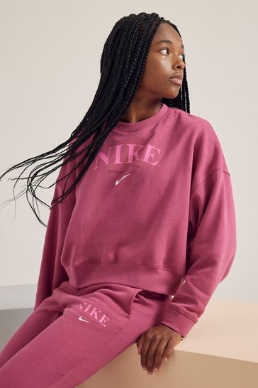 Womens nike tracksuit pink new arrivals