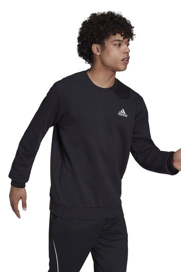 adidas Black Feelcozy Sweat Top