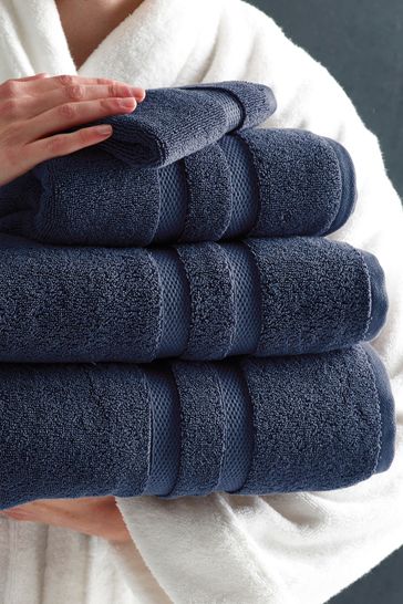 Navy Blue Luxury Pure Cotton Towel