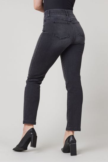 Buy SPANX® Black Straight Leg Jeans from Next USA