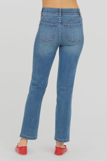 Buy SPANX Indigo Blue Straight Leg Jeans from Next Italy