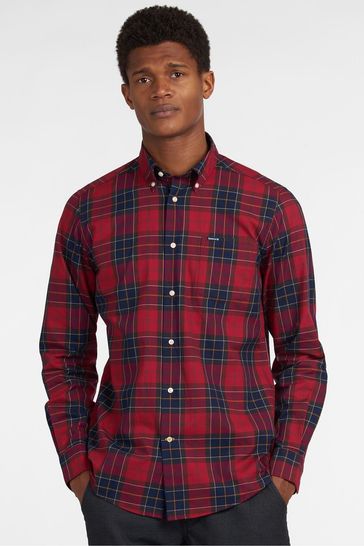 Barbour® Red Wetheram Tailored Shirt