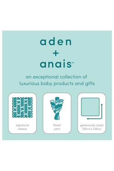 Buy aden anais Large Cotton Muslin Blankets 2 Pack Jungle Jam