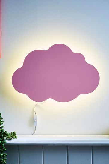 glow Pink Cloud Wall Light